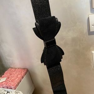Black bow belt from Torrid